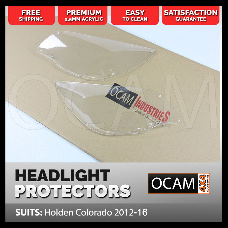 OCAM Headlight Protectors for Holden Colorado RG & 7 2012-2016 Headlamp Covers – additional photo