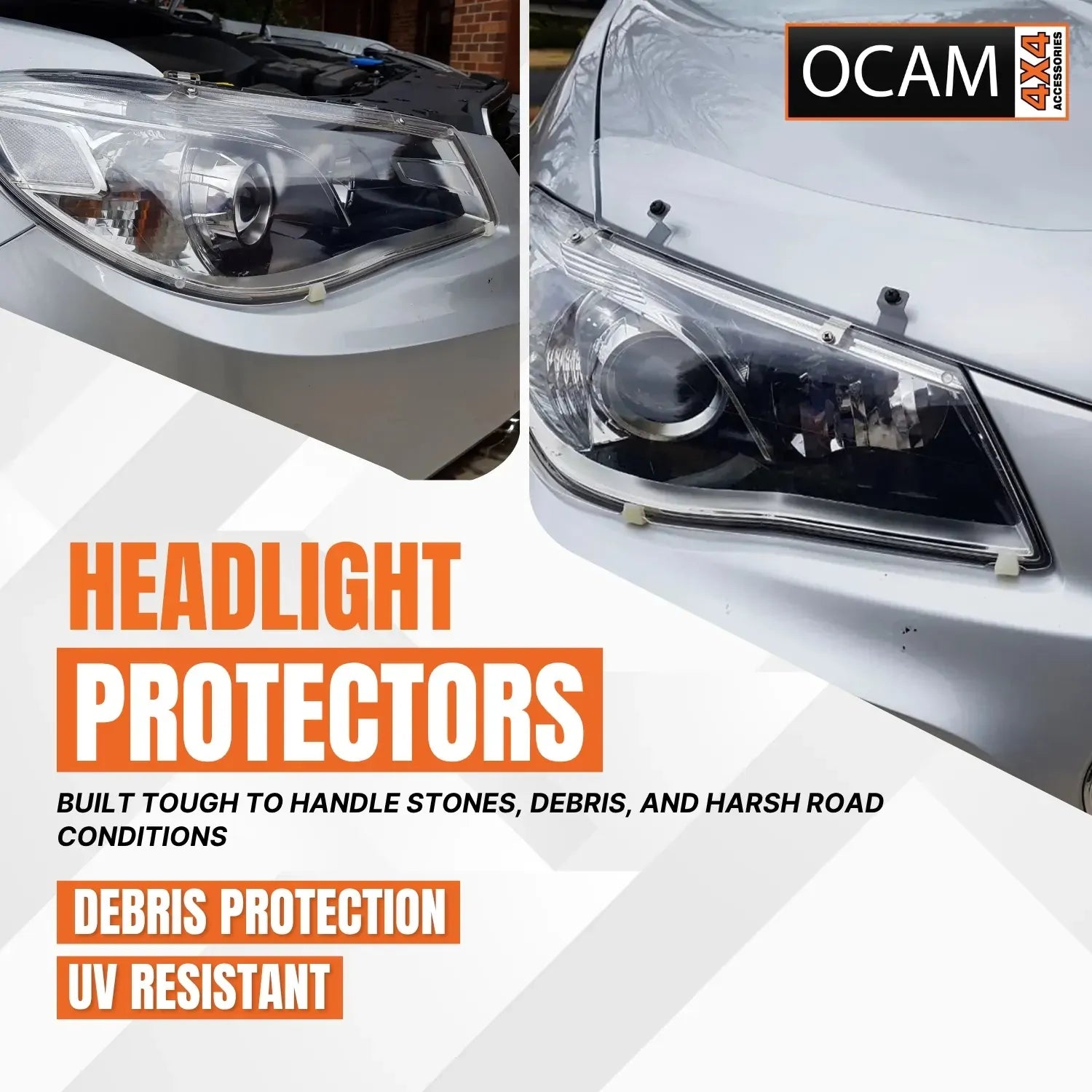 OCAM Headlight Headlamp Protectors for Holden Commodore VF Models Lamp Covers – additional photo