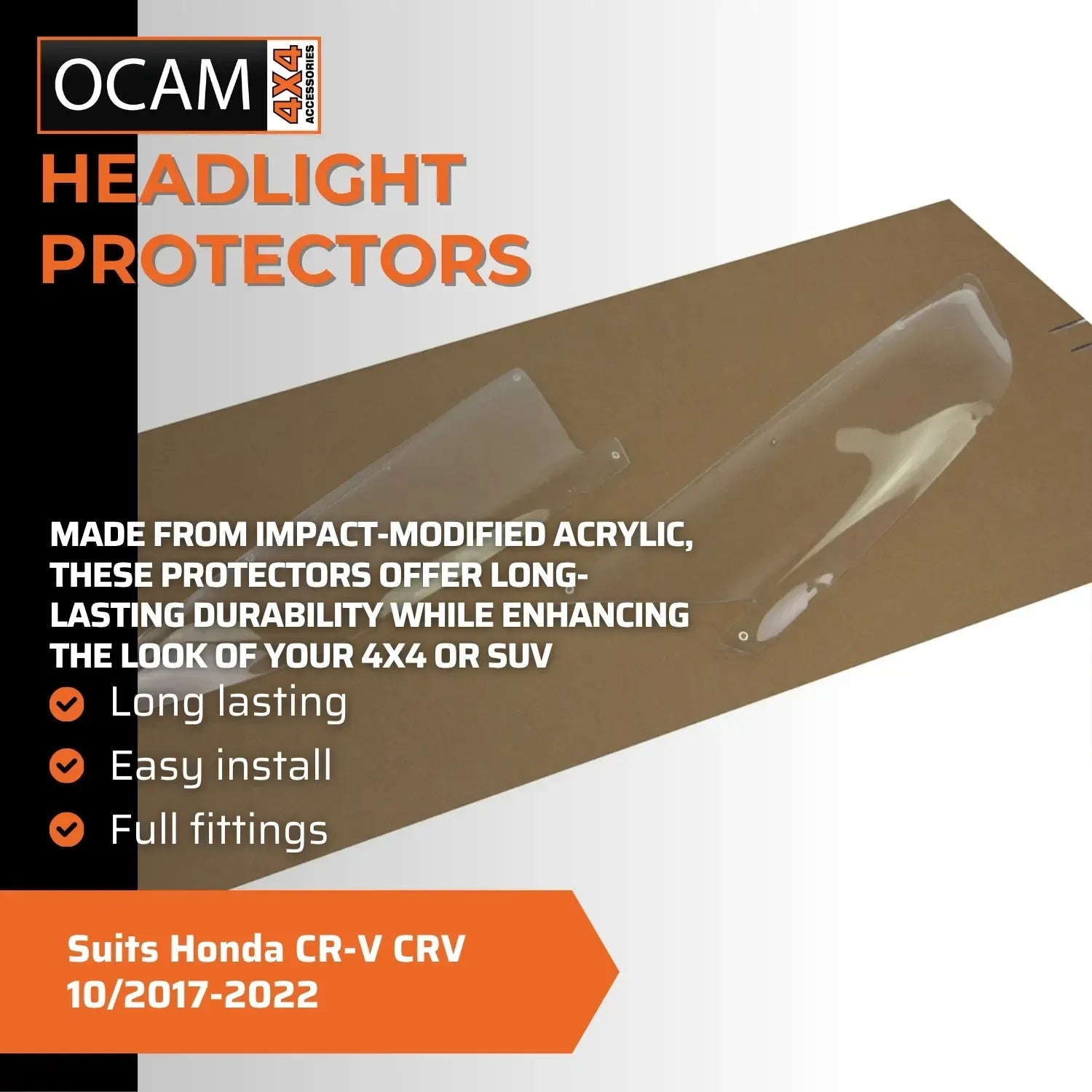 Headlight Protectors for Honda CR-V CRV 10/2017-2022 – additional photo
