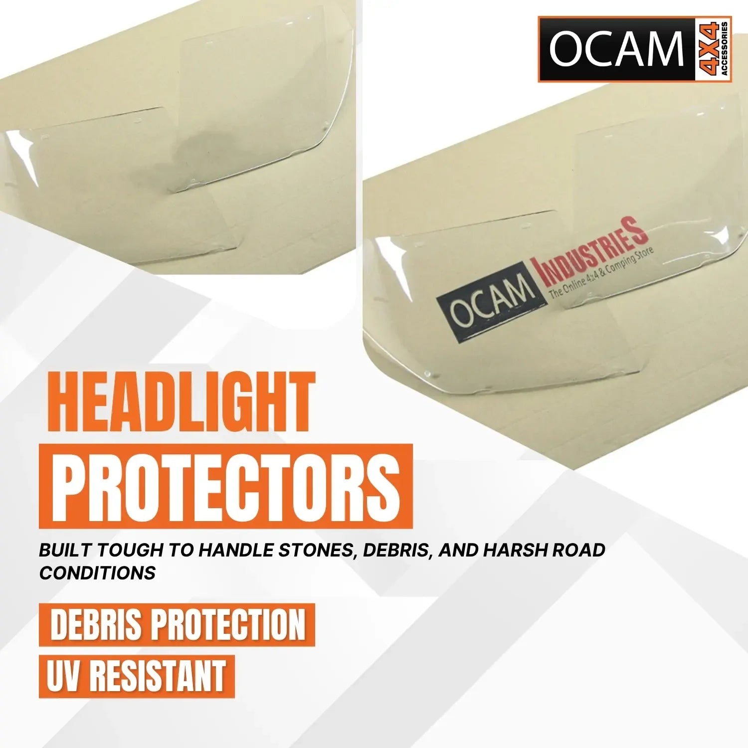 OCAM Headlight Headlamp Protectors Navara D40 Pathfinder R51 2005-10 Lamp Covers – additional photo