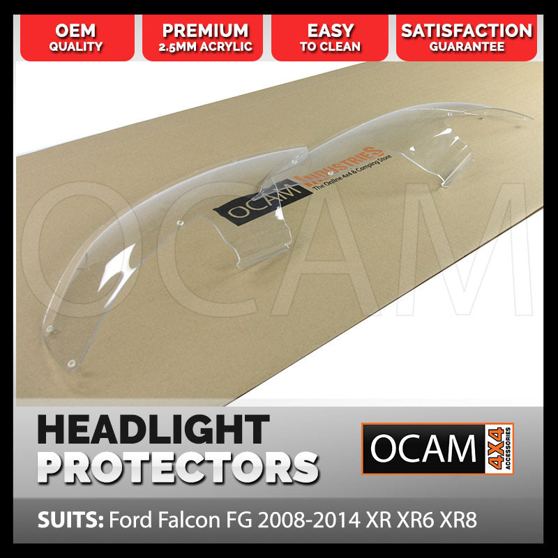 OCAM Headlight Protectors for Ford Falcon FG 2008-2014 XR XR6 XR8 Lamp Covers – additional photo