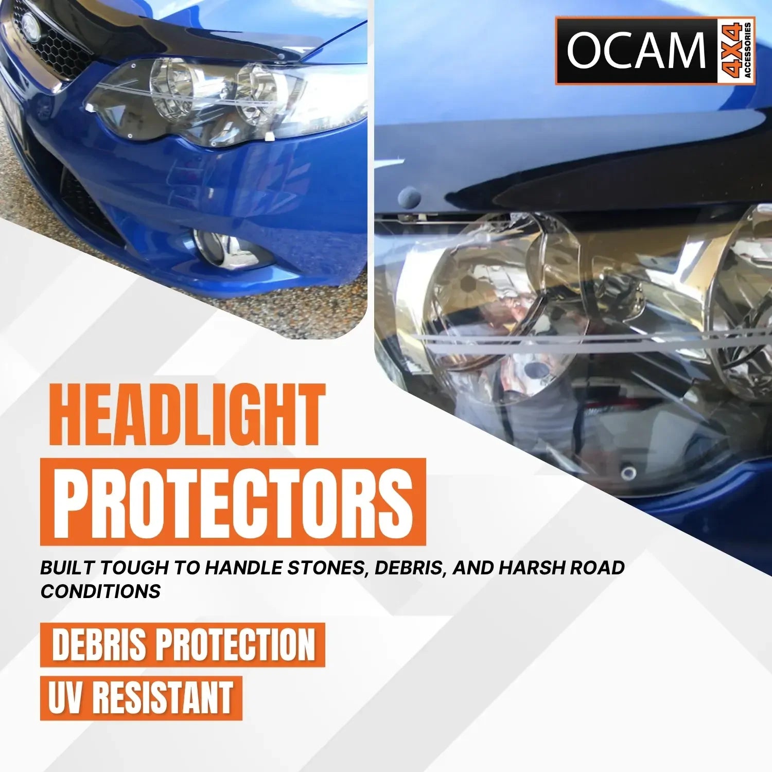 OCAM Headlight Protectors for Ford Falcon FG 2008-2014 XR XR6 XR8 Lamp Covers – additional photo