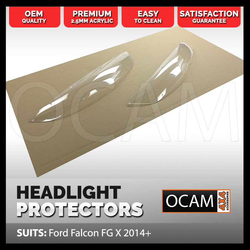 OCAM Headlight Protectors for Ford Falcon FG X 2014-16 Lamp Covers – additional photo