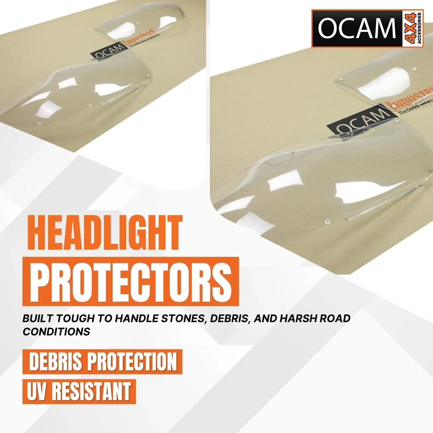 OCAM Headlight Protectors for Toyota Kluger May 2007 - Jul 2010 Lamp Covers – additional photo