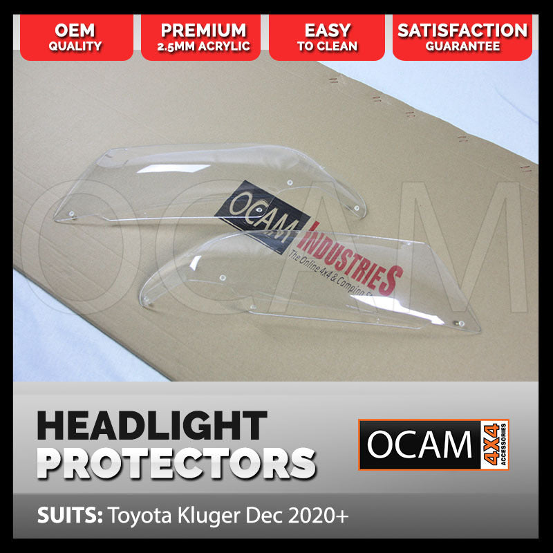 OCAM Headlight Protectors for Toyota Kluger 12/2020-Current Lamp Covers – additional photo