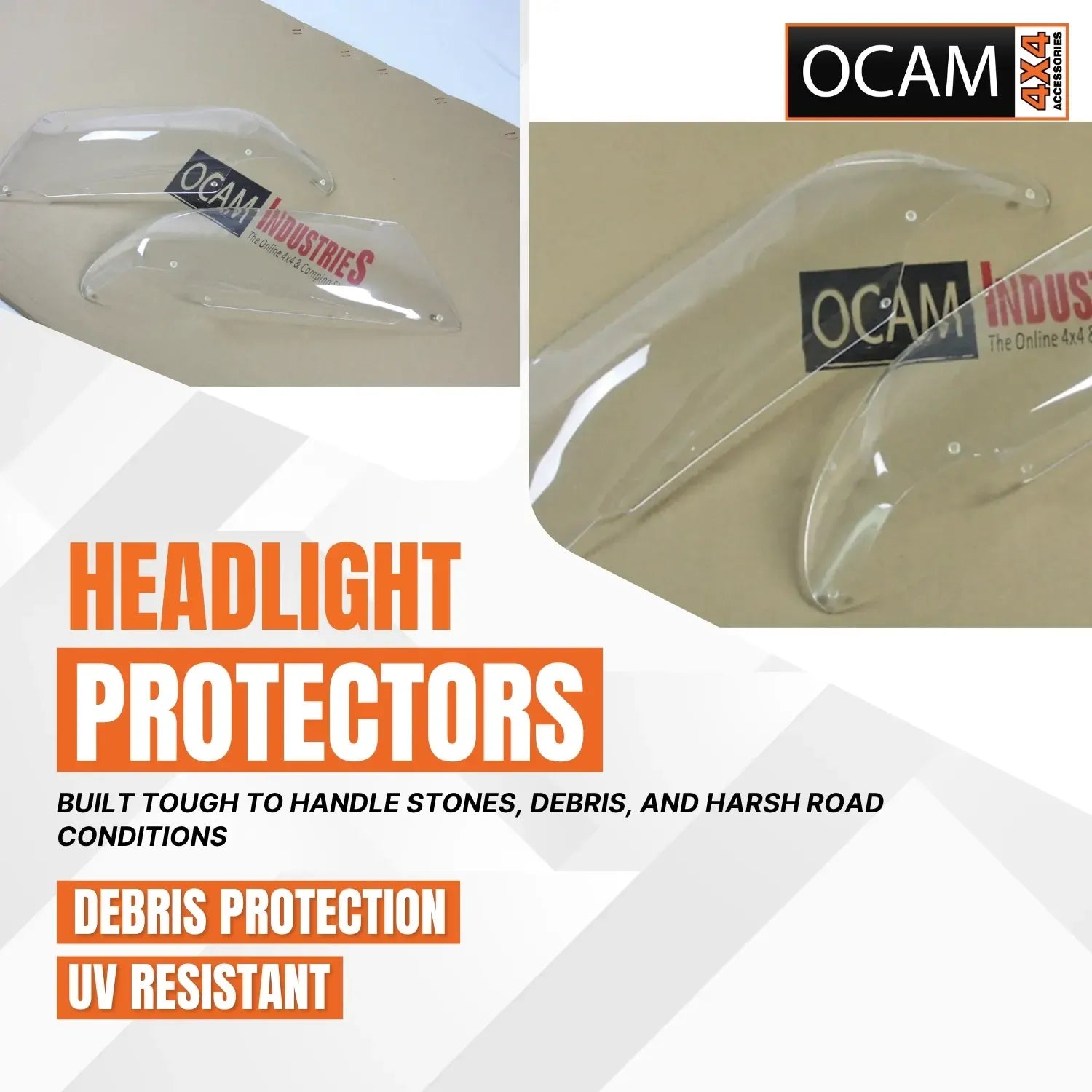 OCAM Headlight Protectors for Toyota Kluger 12/2020-Current Lamp Covers – additional photo