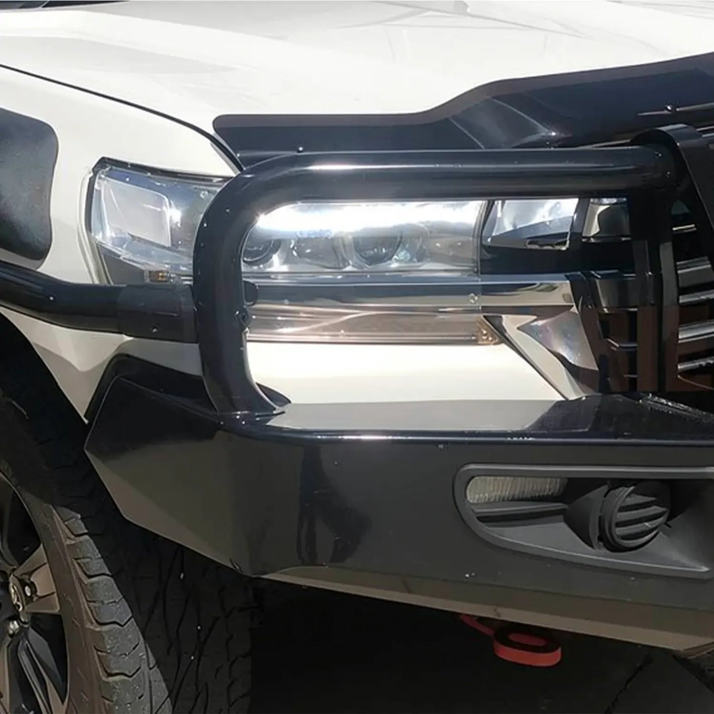 OCAM Headlight Protectors for Toyota Landcruiser 200 Series 08/2015-Current, Lamp Covers GXL ONLY – additional photo