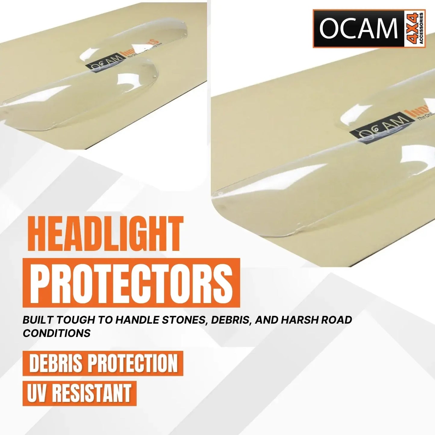 OCAM Headlight Protectors for Ford Territory 2011-Onwards Lamp Covers – additional photo