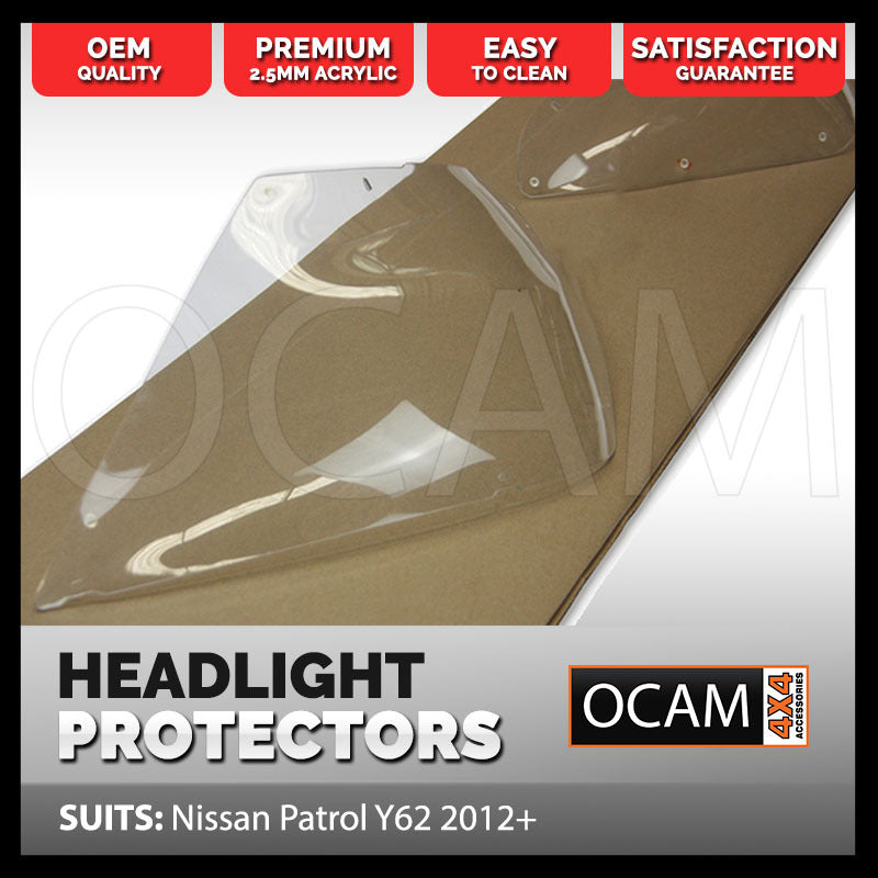 OCAM Headlight Protectors For Nissan Patrol Y62 2012-19 Headlamp Covers – additional photo