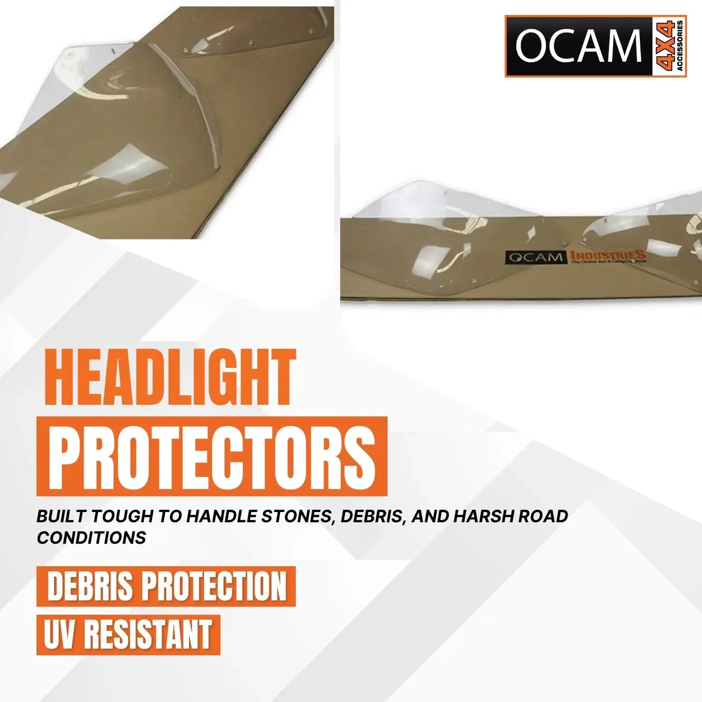 OCAM Headlight Protectors For Nissan Patrol Y62 2012-19 Headlamp Covers – additional photo