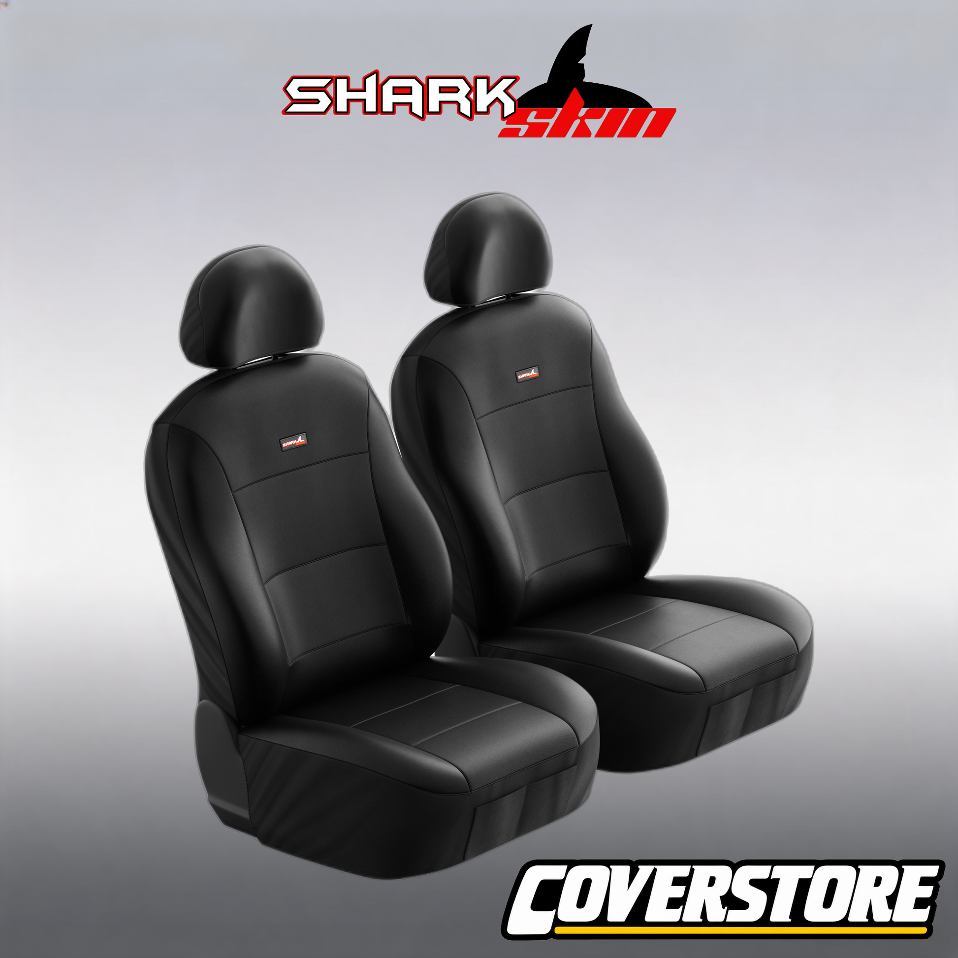 Sharkskin Front Seat Covers for Mitsubishi Triton Dual Cab ML/MN (Jun/2006-Dec/2014)