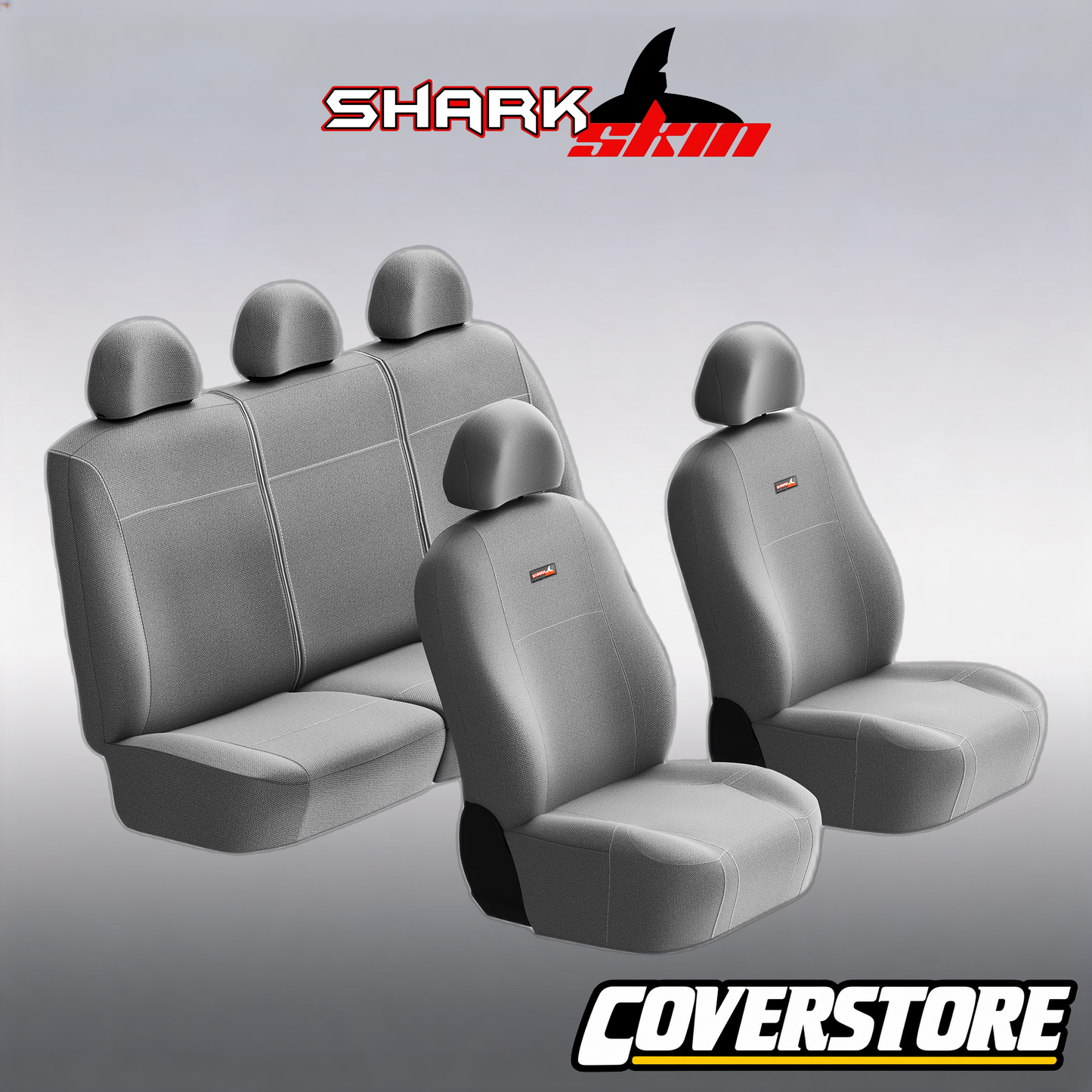 Sharkskin Canvas Seat Covers for Holden Colorado RG Dual Cab (June/2012–On)