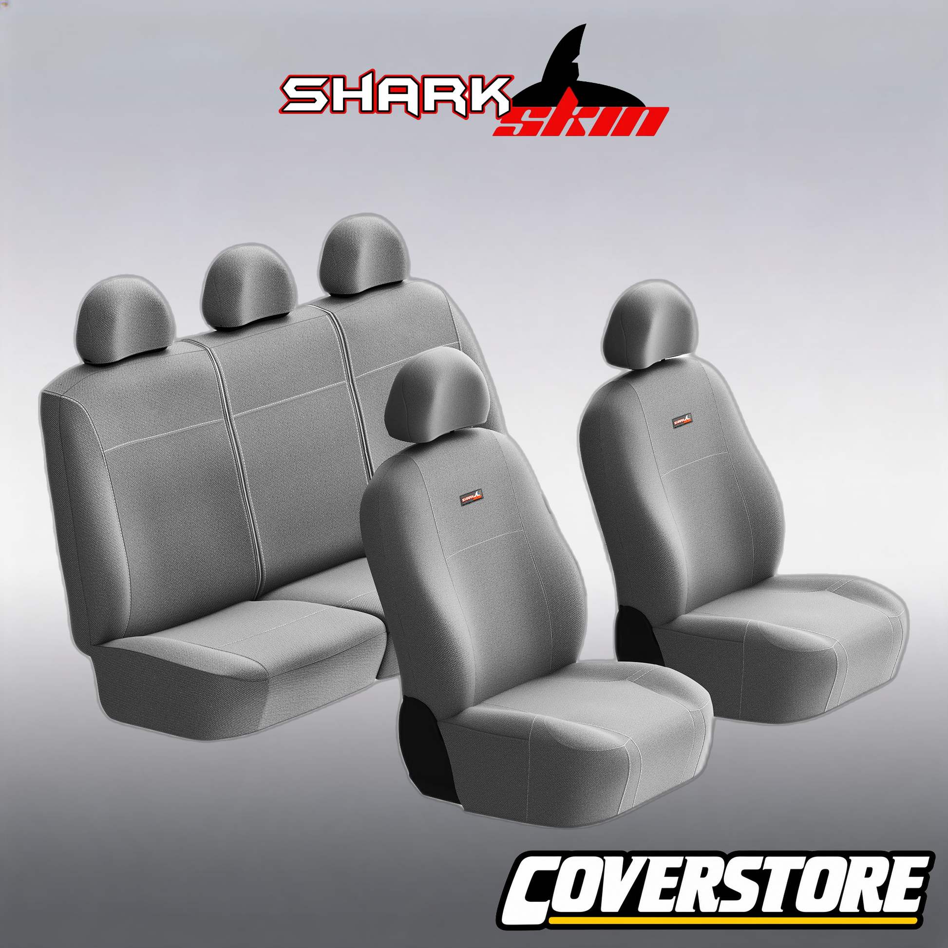 Sharkskin Canvas Seat Covers for Holden Colorado RG Dual Cab (June/2012–On)