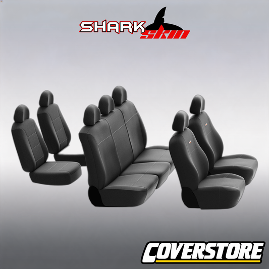 Sharkskin Canvas Seat Covers for Toyota LandCruiser 300 Series GXL (July/2021-ON)