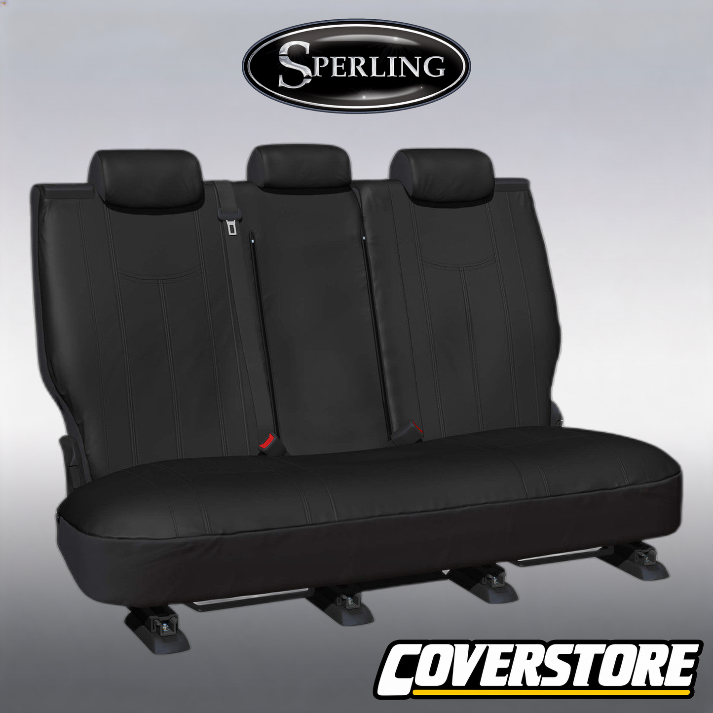 Empire Leather Look Rear Black Seat Covers Suits Sportage 2016-2021