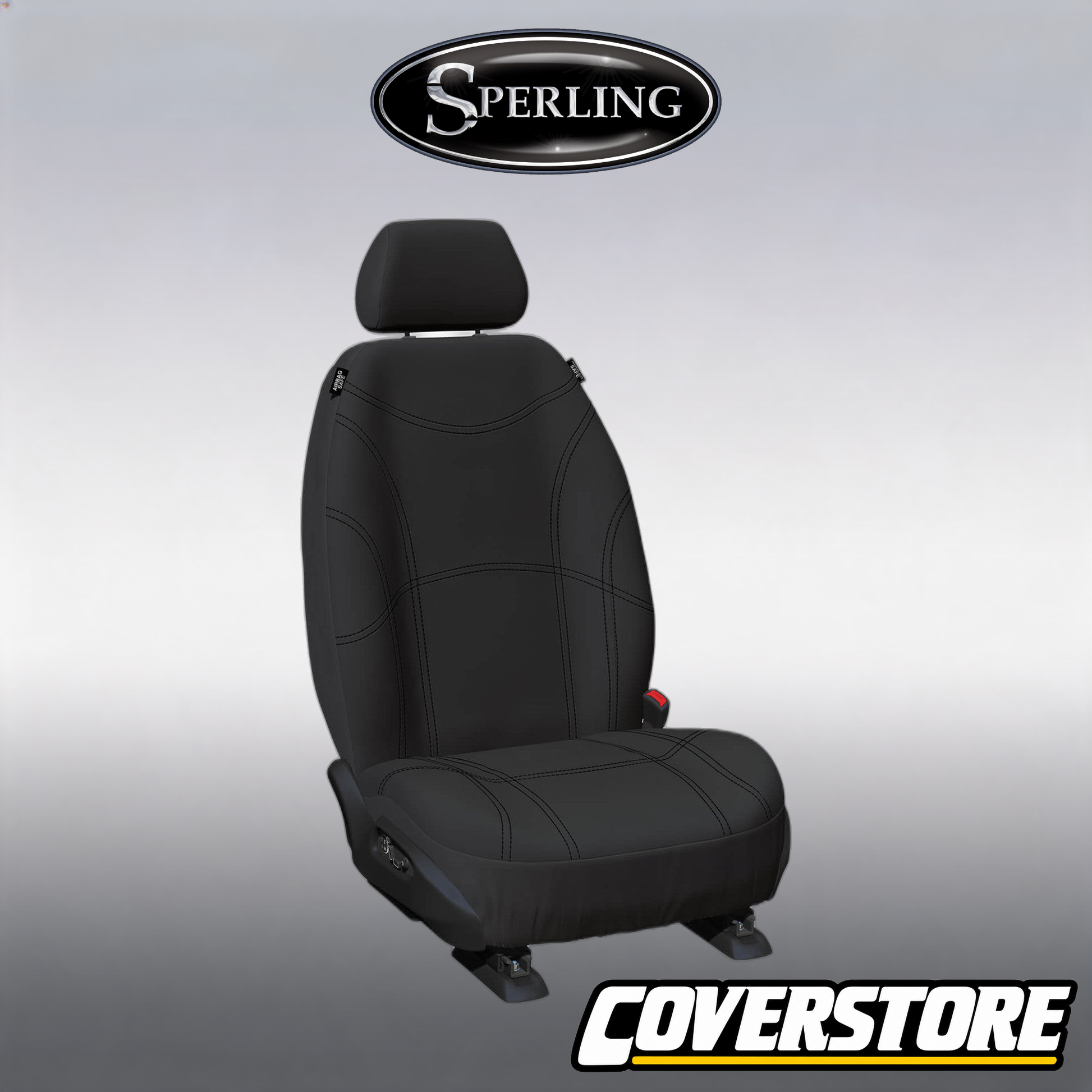 Getaway Neoprene Front Black - Black Stitch Seat Covers Suits BT50, Everest, Ranger 2011-2022