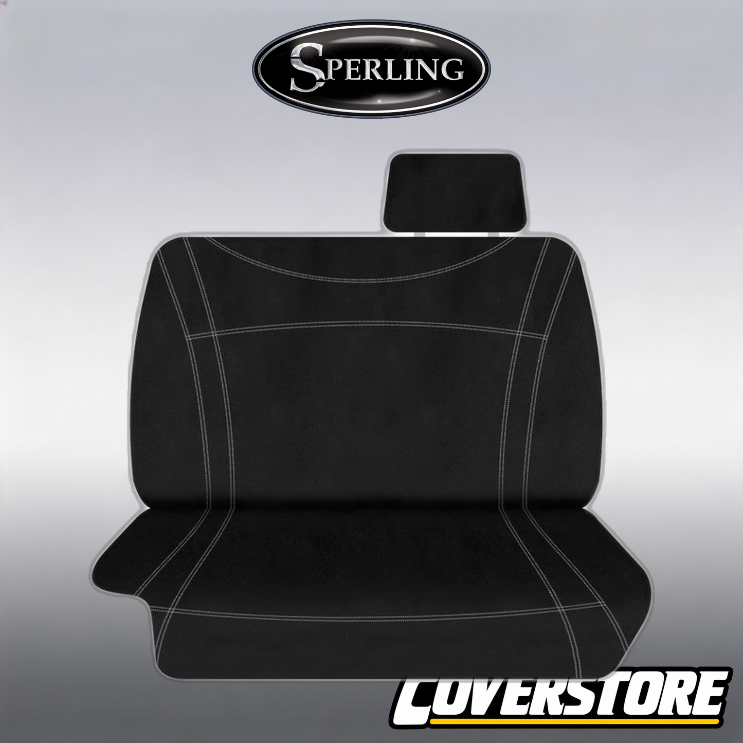 Getaway Neoprene Front Black - Silver Stitch Seat Covers Suits BT50, Ranger Single 2011-2015