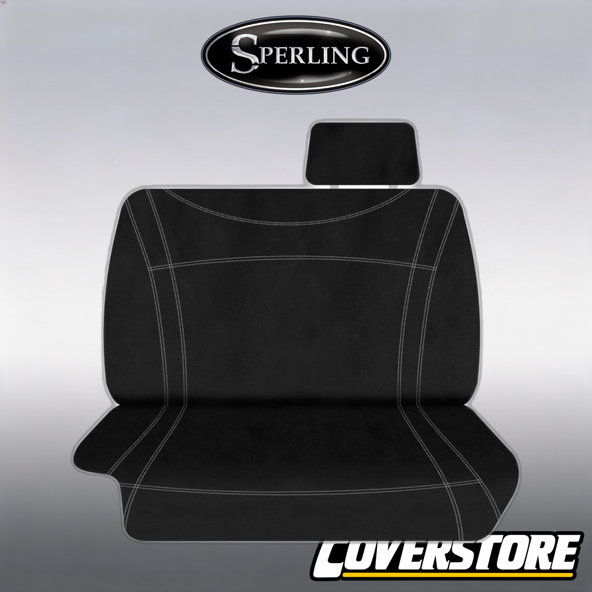 Getaway Neoprene Front Black - Silver Stitch Seat Covers Suits BT50, Ranger Single 2011-2015