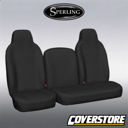 Truck Canvas Front Charcoal Seat Covers - Hino 300 2011 - On
