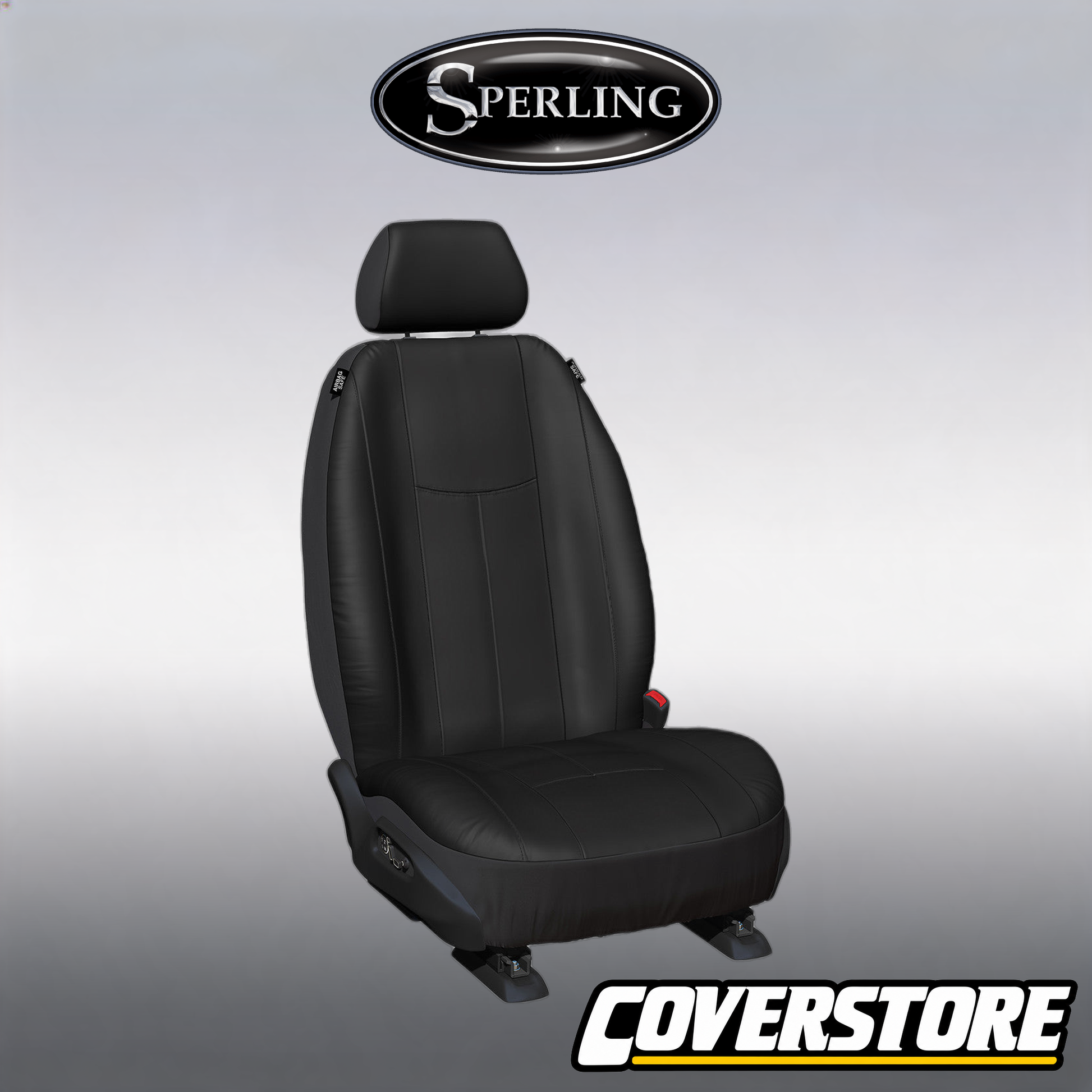 Empire Leather Look Front Black Seat Covers Suits Sportage S, SX 2021-On
