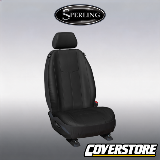 Empire Leather Look Front Black Seat Covers Suits Sportage S, SX 2021-On