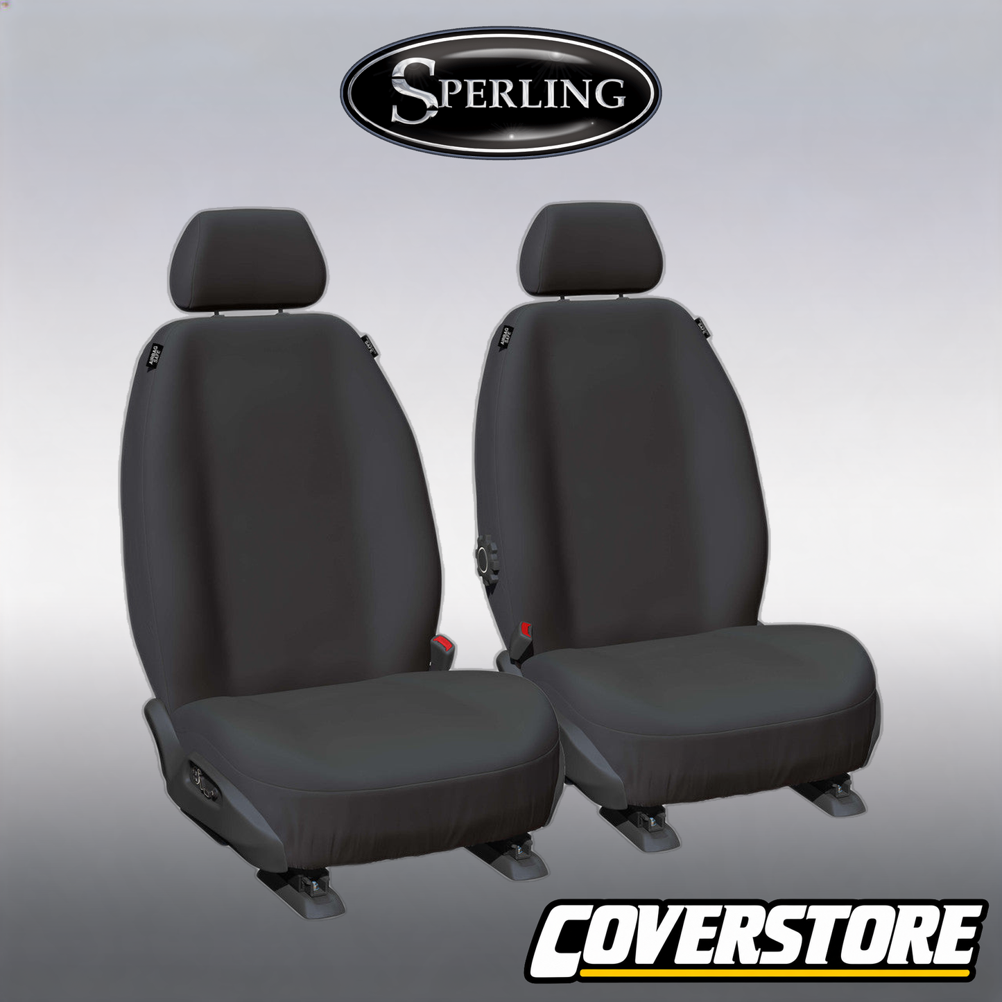 Truck Canvas Front Charcoal Seat Covers - Suits Stratos 3000 LTSS