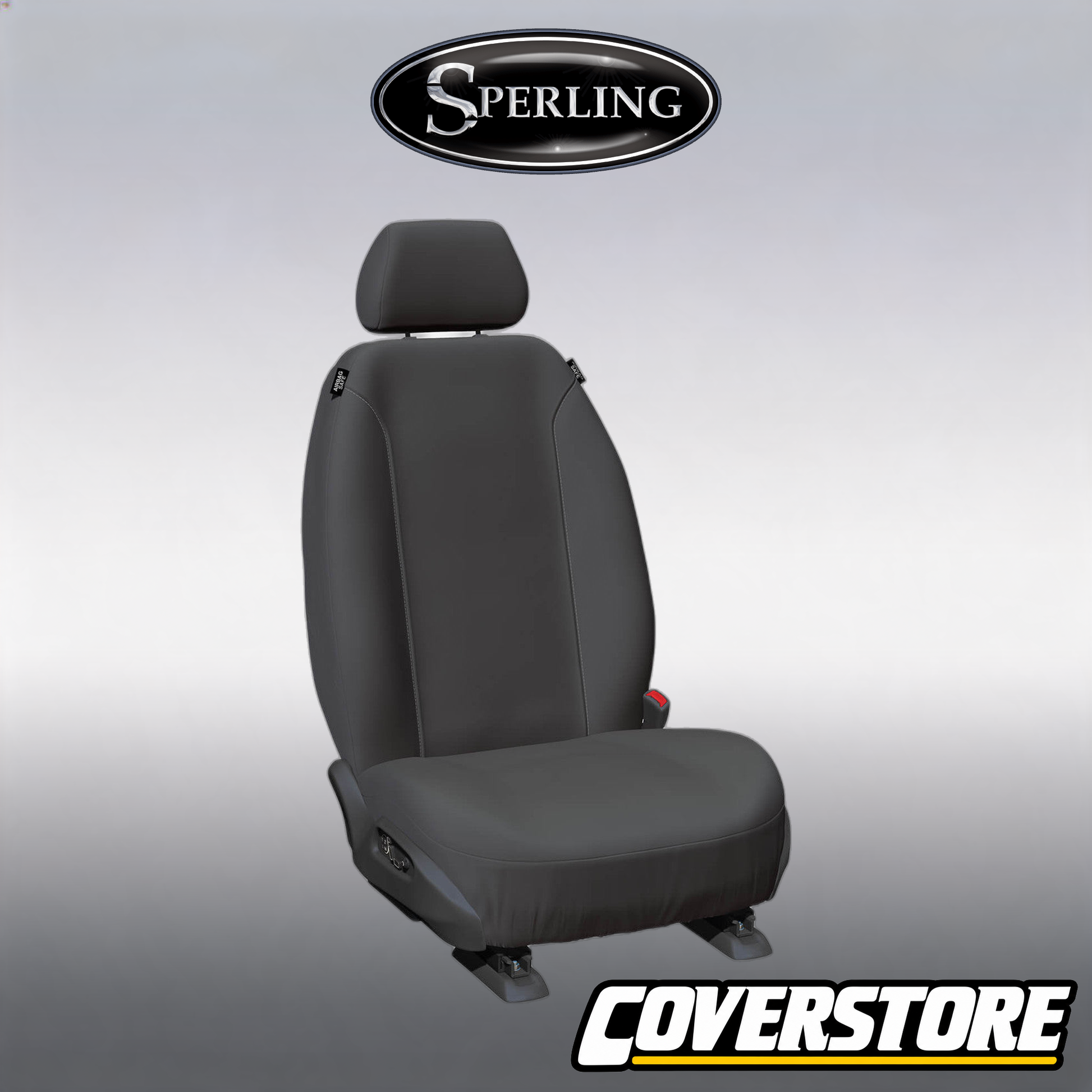 Super Tough Canvas Front Charcoal Seat Covers Suits Colorado, DMax 2012-2020