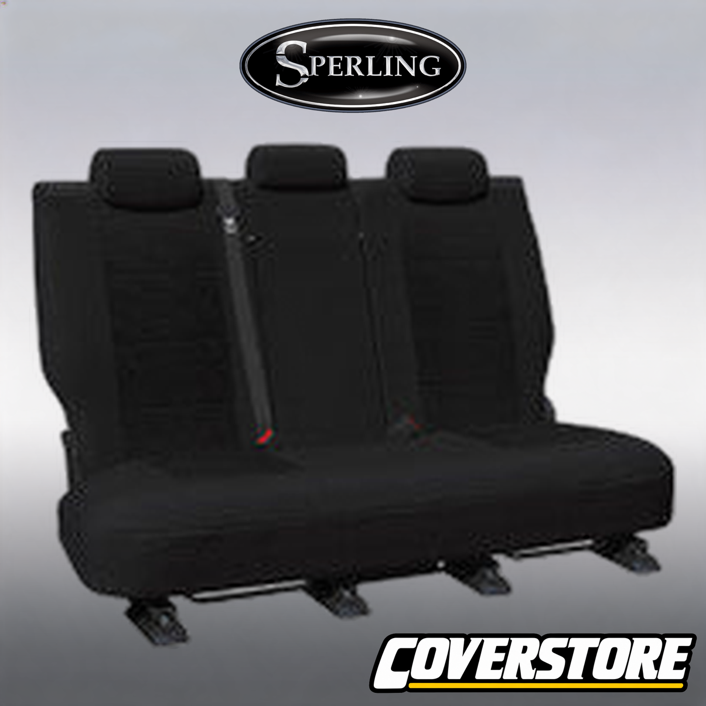 Weekender Jacquard Rear Black Seat Covers Suits Forester 2013-2018