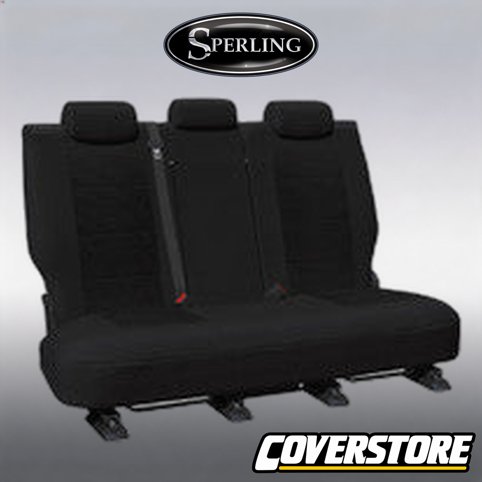 Weekender Jacquard Rear Black Seat Covers Suits Rav4 2013-2019