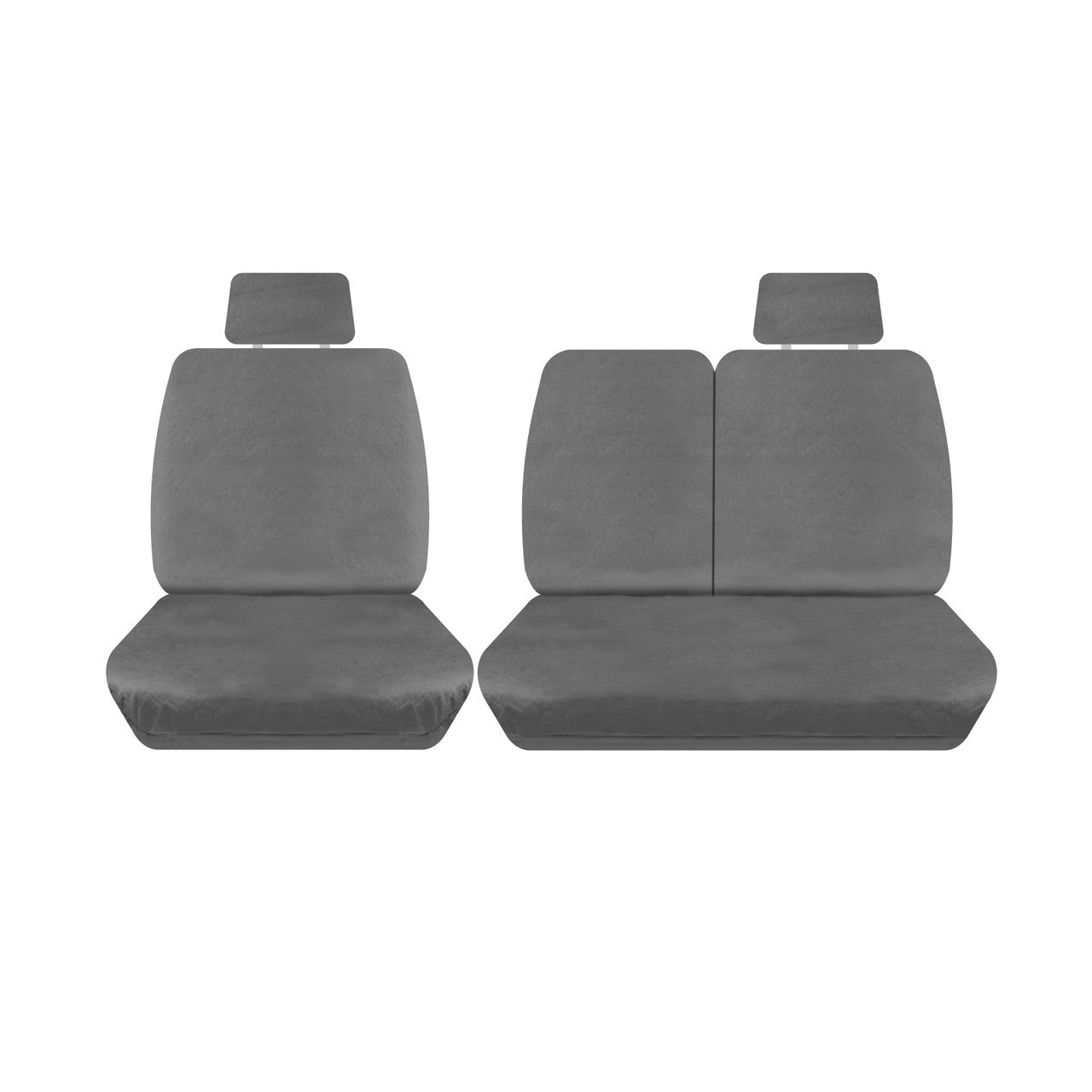 Super Tough Canvas Front Charcoal Seat Covers Suits ILoad 2008-2021 – additional photo