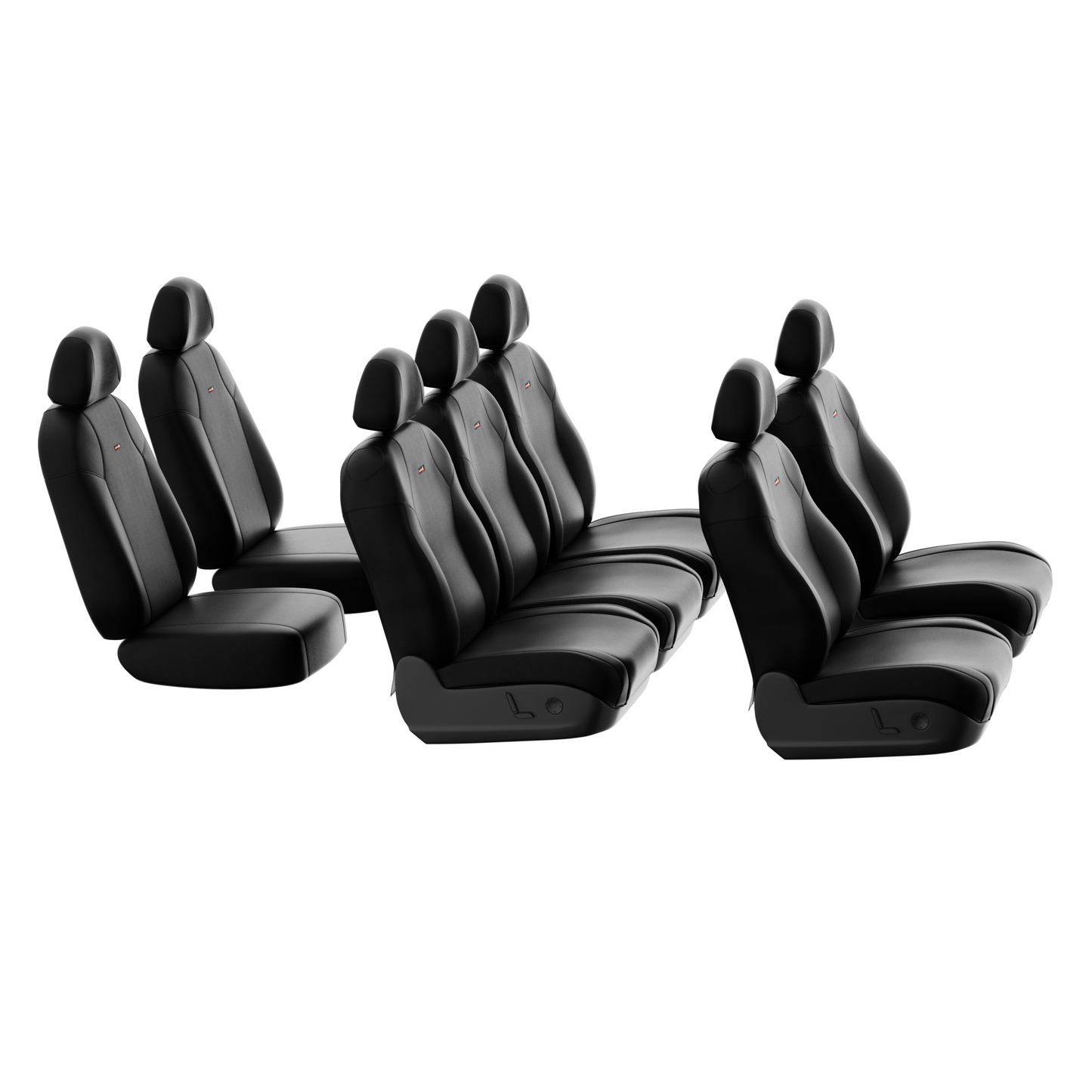 Sharkskin Neoprene Seat Covers for Toyota Prado Kakadu 150 Series 7 Seater (June/2021-Oct/2024) – additional photo