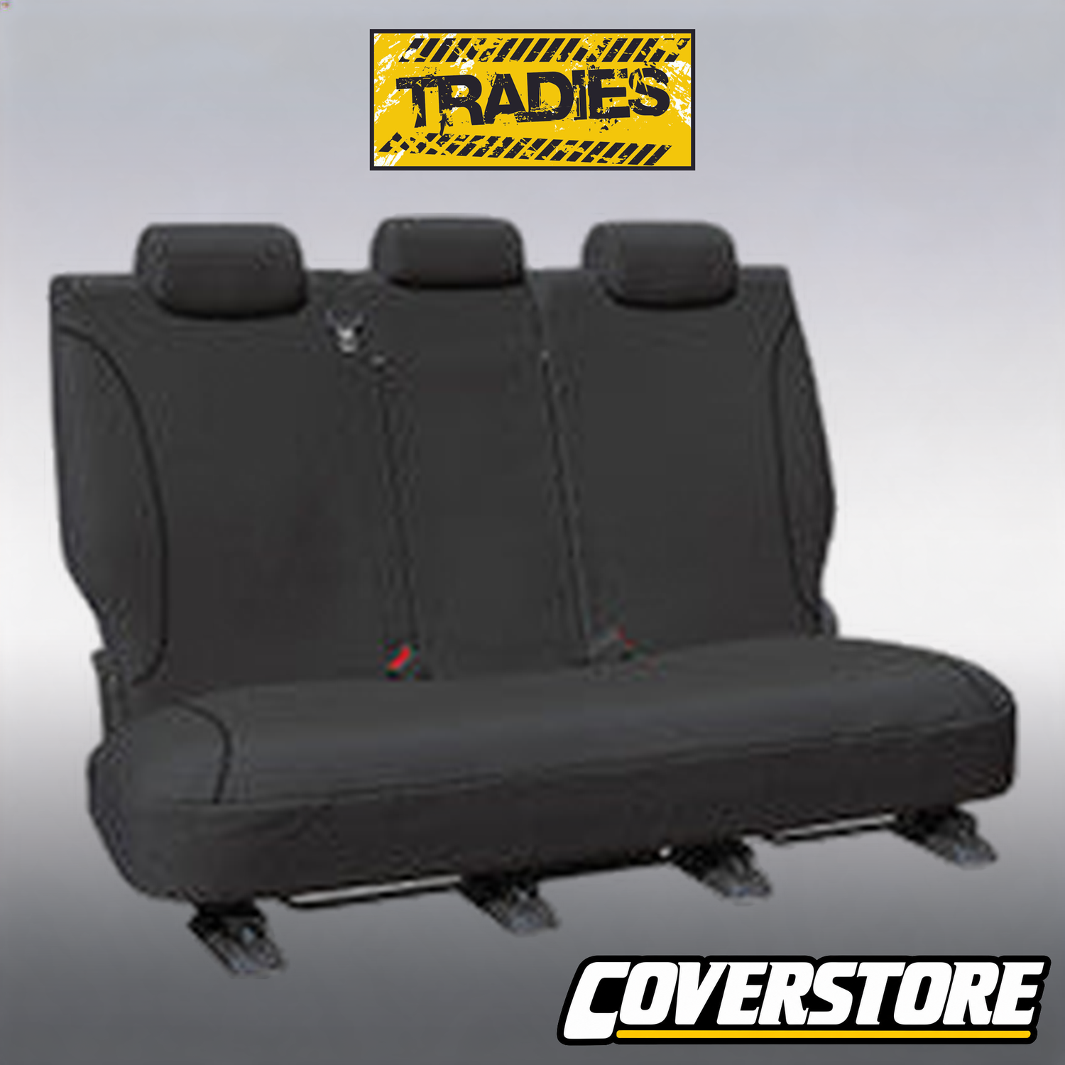 Tradies Canvas Rear Grey Seat Covers Suits Amarok 2011-2022
