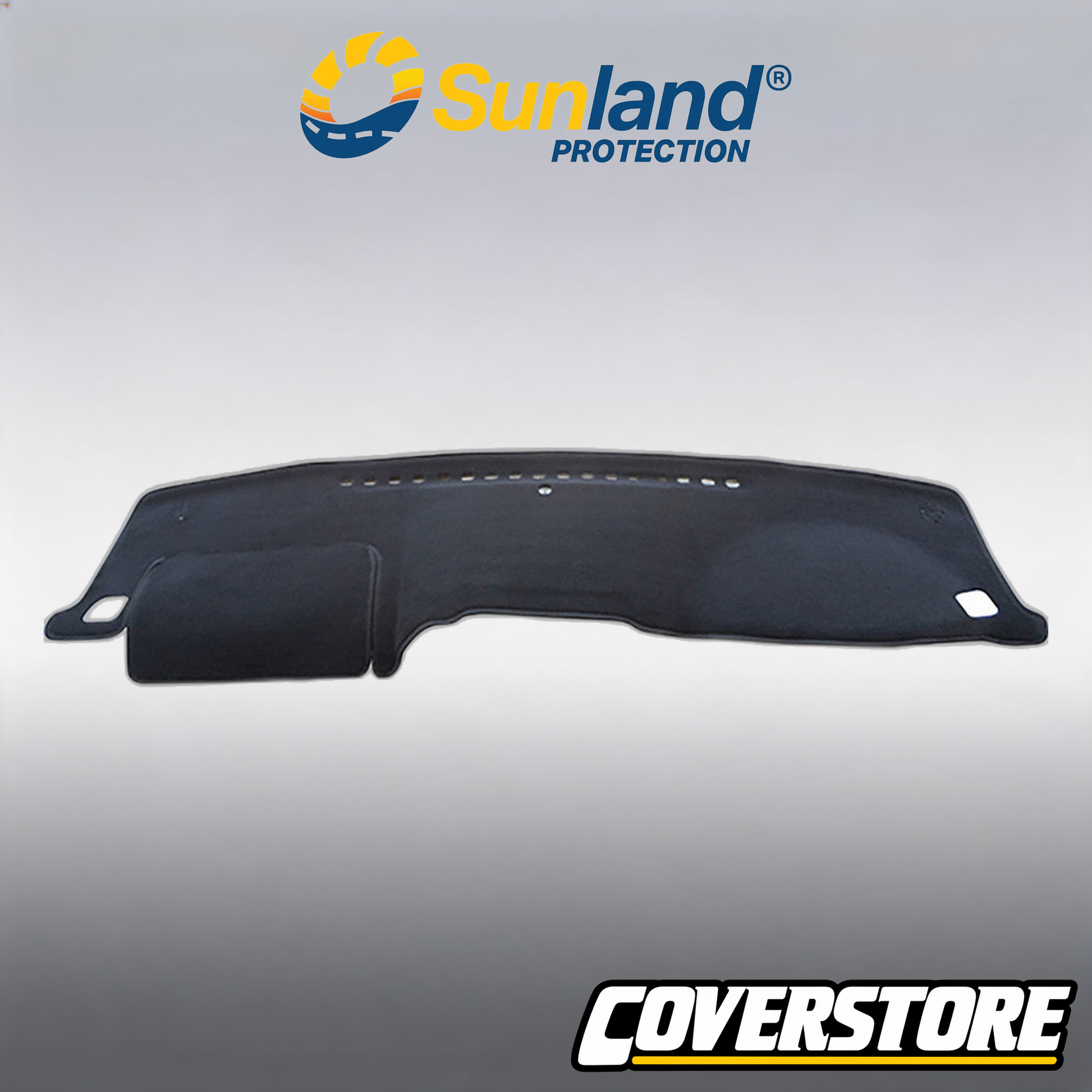 Suits Toyota Landcruiser 200 Series Dash Mat Black 2007 - 2015 excludes Sahara with large centre speaker