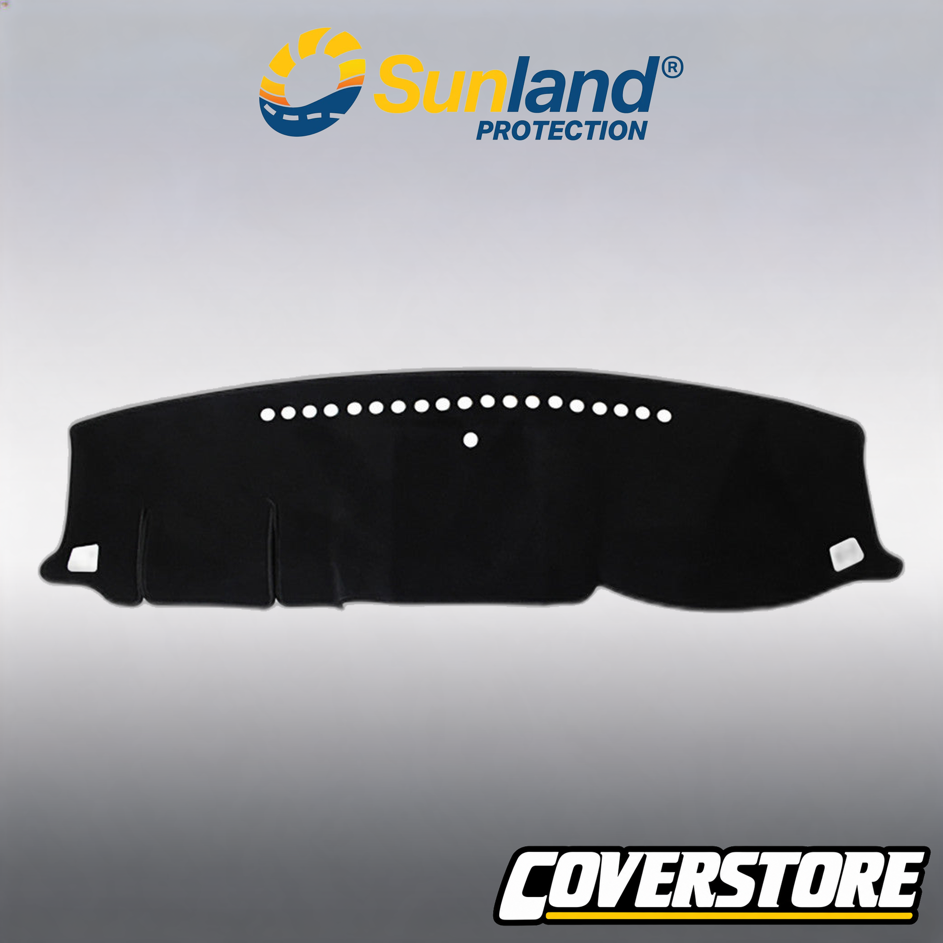 Suits Toyota Landcruiser 200 Series Dash Mat Black 2015 - 2021 no speaker