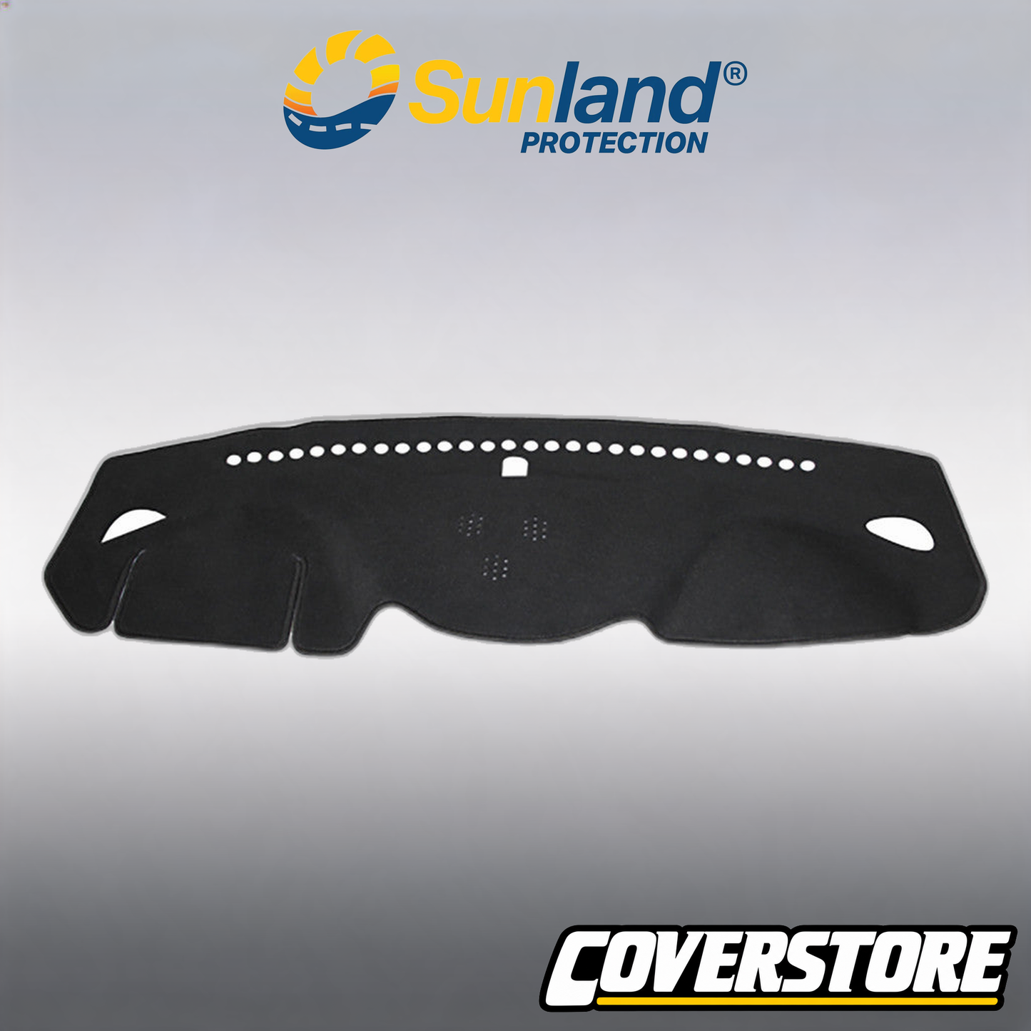 Suits Hyundai Santa Fe DM Dash Mat Charcoal with centre speaker