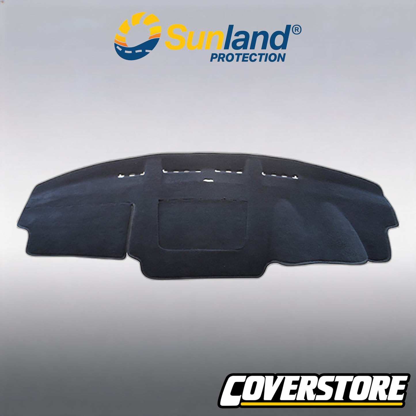 Suits Mitsubishi Outlander ZG ZH Dash Mat Black with Sunglass Box