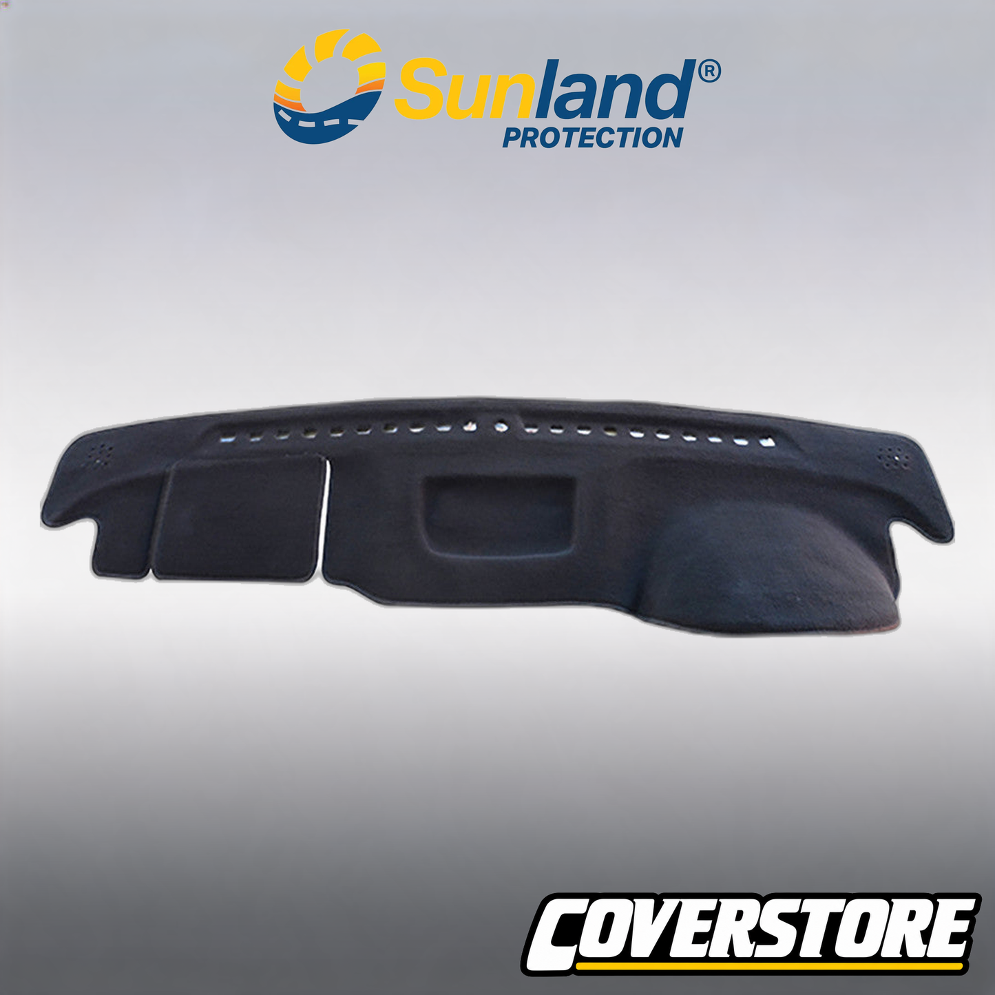 Suits Isuzu D-Max TFR85 TFS85 Dash Mat Charcoal 2012 - 2020 with Coin Tray