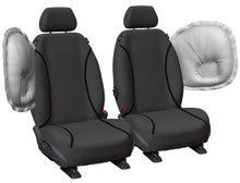 Tradies Canvas Front Grey Seat Covers Suits Hilux 2005-2015 in Grey