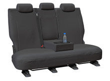 Super Tough Canvas Rear Charcoal Seat Covers Suits Hilux 2015-On in Charcoal
