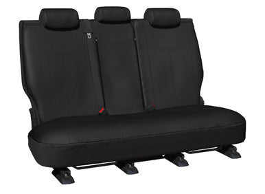 Empire Leather Look Rear Black Seat Cover Suits Corolla ZWE211 ZWE219 in Black