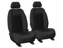 Weekender Jacquard Front Black Custom Car Seat Covers Suits X Trail T33 2022-On in Black