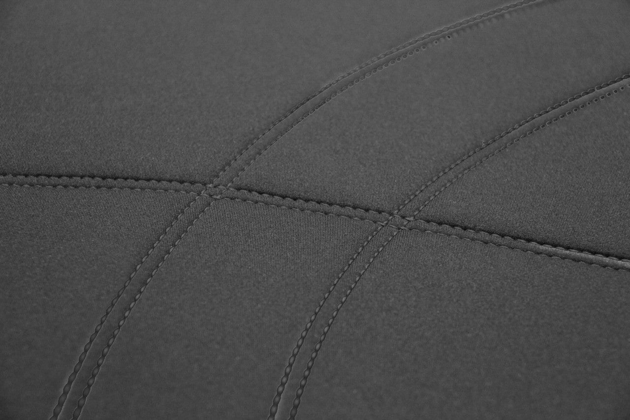 Getaway Neoprene Front Black - Black Stitch Seat Covers Suits Swift 2017-On in Black