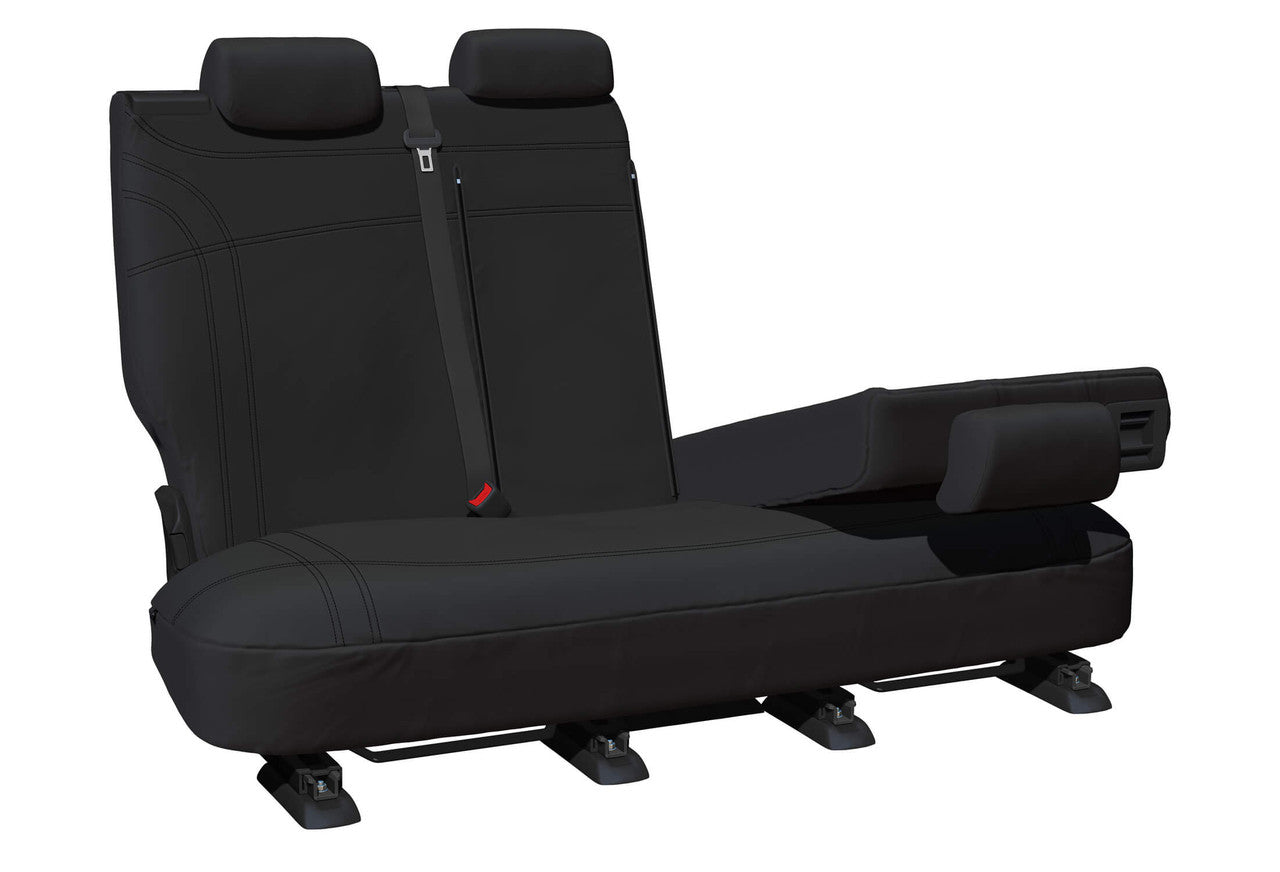Getaway Neoprene Rear Black - Black Stitch Seat Covers Suits Seltos S Sport  2019-On in Black