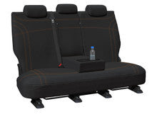Getaway Neoprene Rear Black - Orange Stitch Seat Covers Suits Ranger Raptor, Sport, Wildtrak, XLT 2022-On in Orange