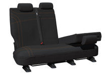 Getaway Neoprene Rear Black - Orange Stitch Seat Covers Suits Ranger Raptor, Sport, Wildtrak, XLT 2022-On in Orange