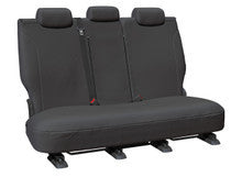 Super Tough Canvas Rear Charcoal Seat Covers Suits Hilux 2015-On in Charcoal
