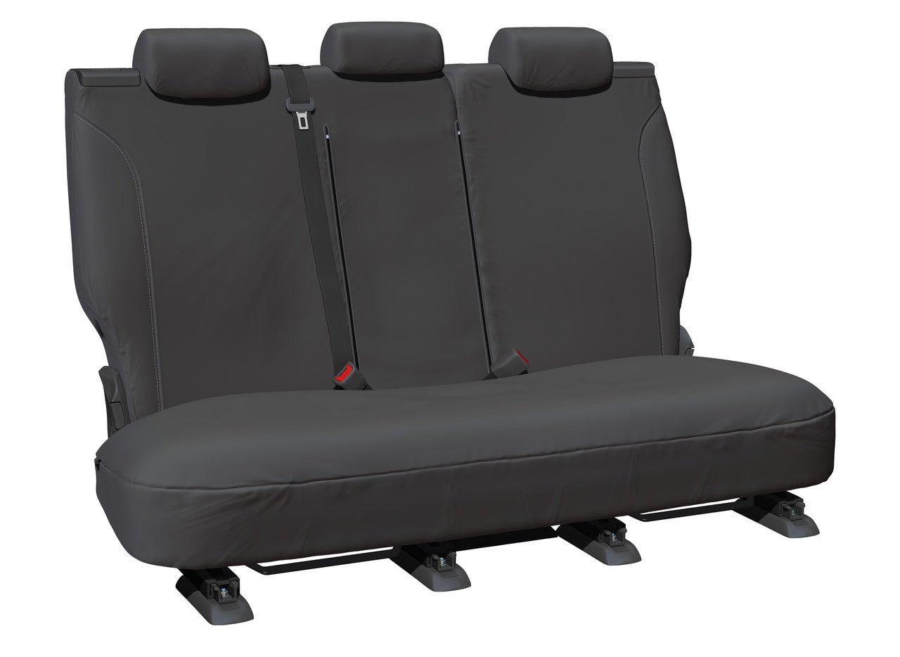 Super Tough Canvas Rear Charcoal Seat Covers Suits Triton 2015-2023 in Charcoal