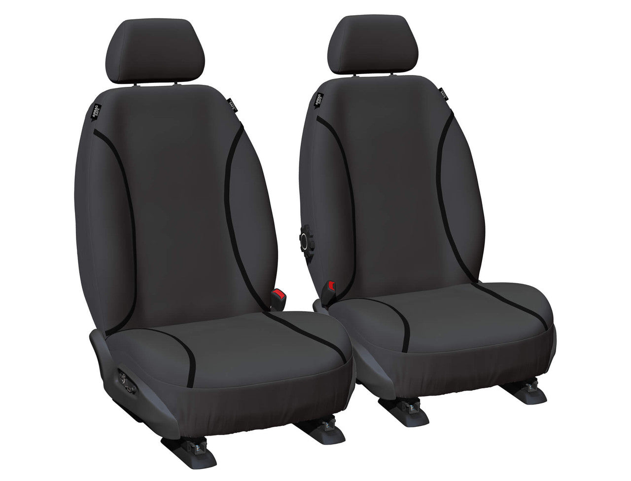 Tradies Canvas Front Grey Seat Covers Suits Triton 2012-2015 in Grey