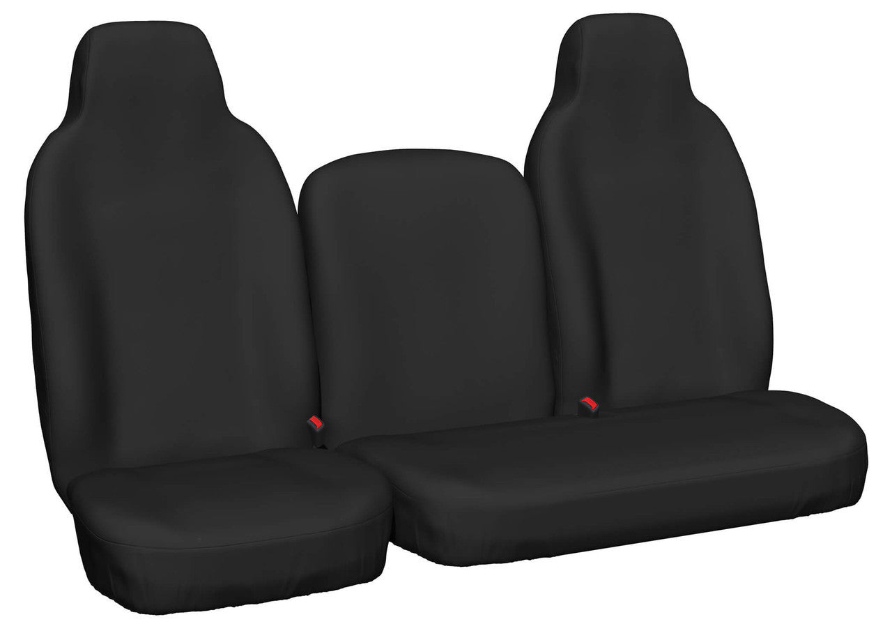 Truck Canvas Front Charcoal Seat Covers - Hino 500 2018 - Current in Charcoal