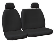 Truck Canvas Front Charcoal Seat Covers - Suits Canter Wide Cab Truck in Charcoal